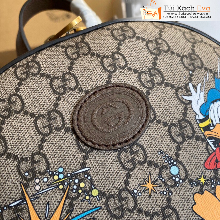 Balo Gucci Disney Donald Duck Bag Siêu Cấp Màu Nâu Đẹp M552884.